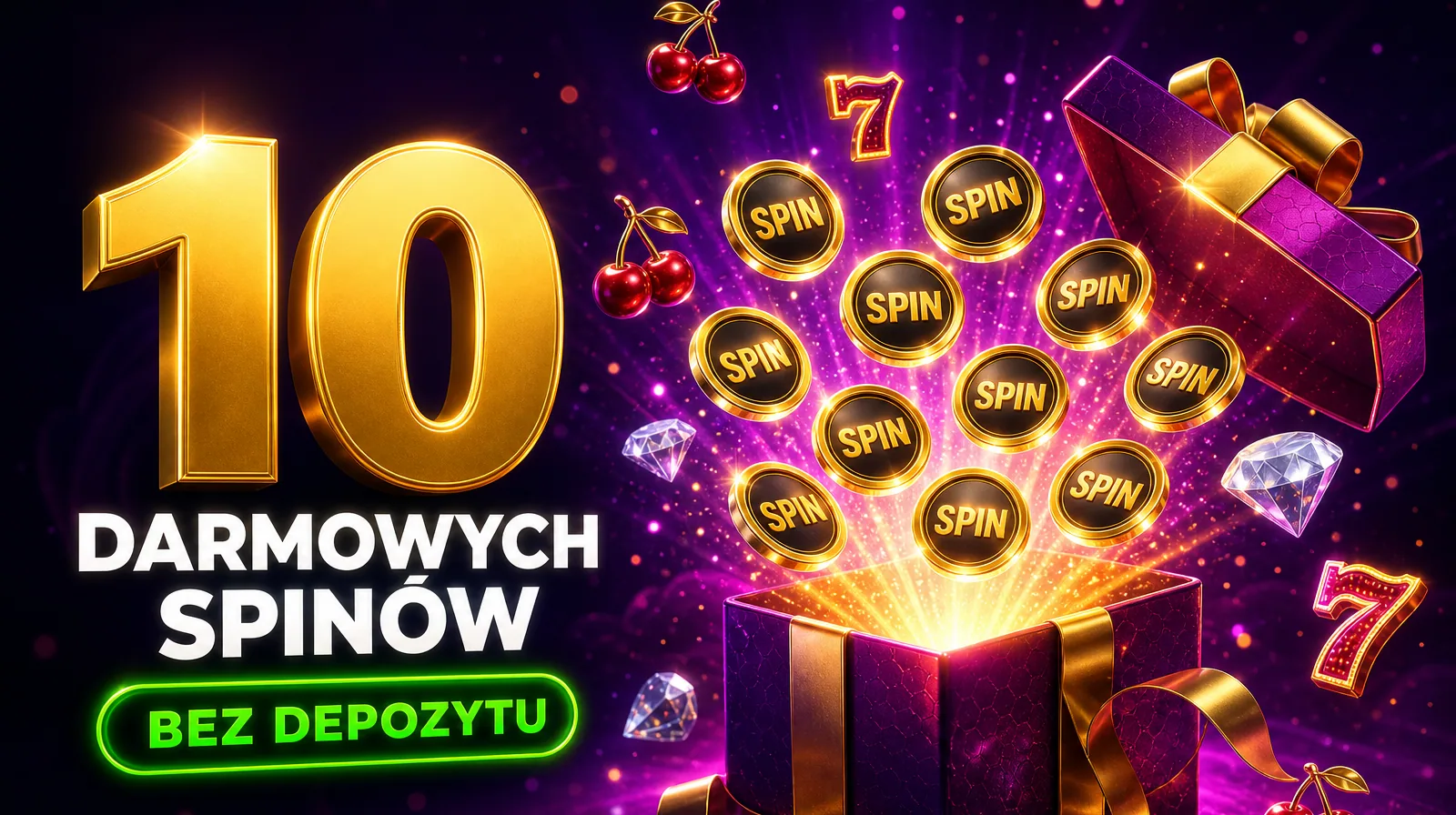 10 darmowych spinów